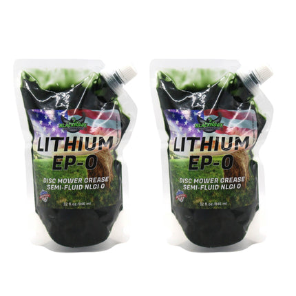 BLACKHAWK PERFORMANCE Lithium EP0 Grease for Disc Mowers and Gear Boxes, 32 oz EZ Squeeze Pouch (2pk)