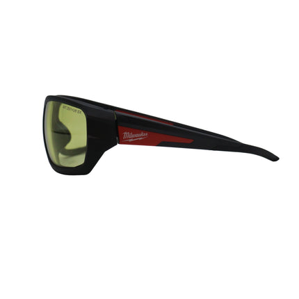 Milwaukee 48-73-2121, Performance Safety Glasses, Fog-Free Yellow Lenses