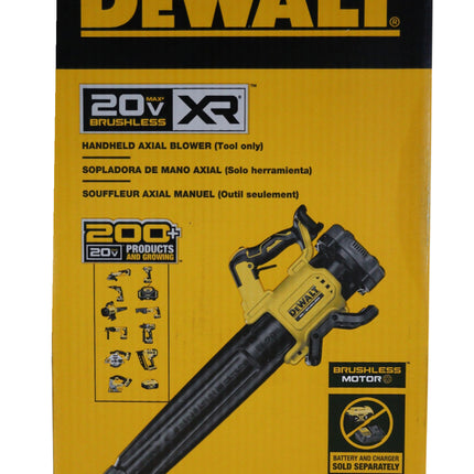 Dewalt DCBL722B 20V 125 MPH 450 CFM Brushless Cordless Handheld Blower with Concentrator Nozzle (Tool Only)