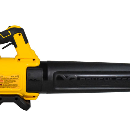 DEWALT 20V MAX* XR Cordless Leaf Blower, 125-MPH, 450-CFM, Brushless, Handheld, with 5.0Ah Battery & Charger, Variable Speed, Low Noise ) - Powerful Debris Clearing for Lawn and Yard (DCBL722P1)