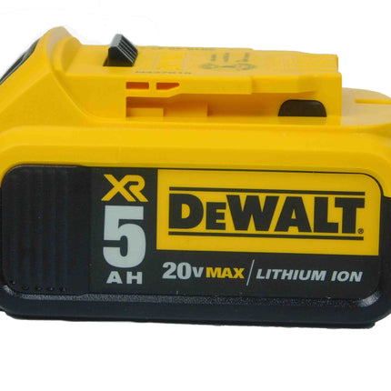 DEWALT 20V MAX* XR Cordless Leaf Blower, 125-MPH, 450-CFM, Brushless, Handheld, with 5.0Ah Battery & Charger, Variable Speed, Low Noise ) - Powerful Debris Clearing for Lawn and Yard (DCBL722P1)