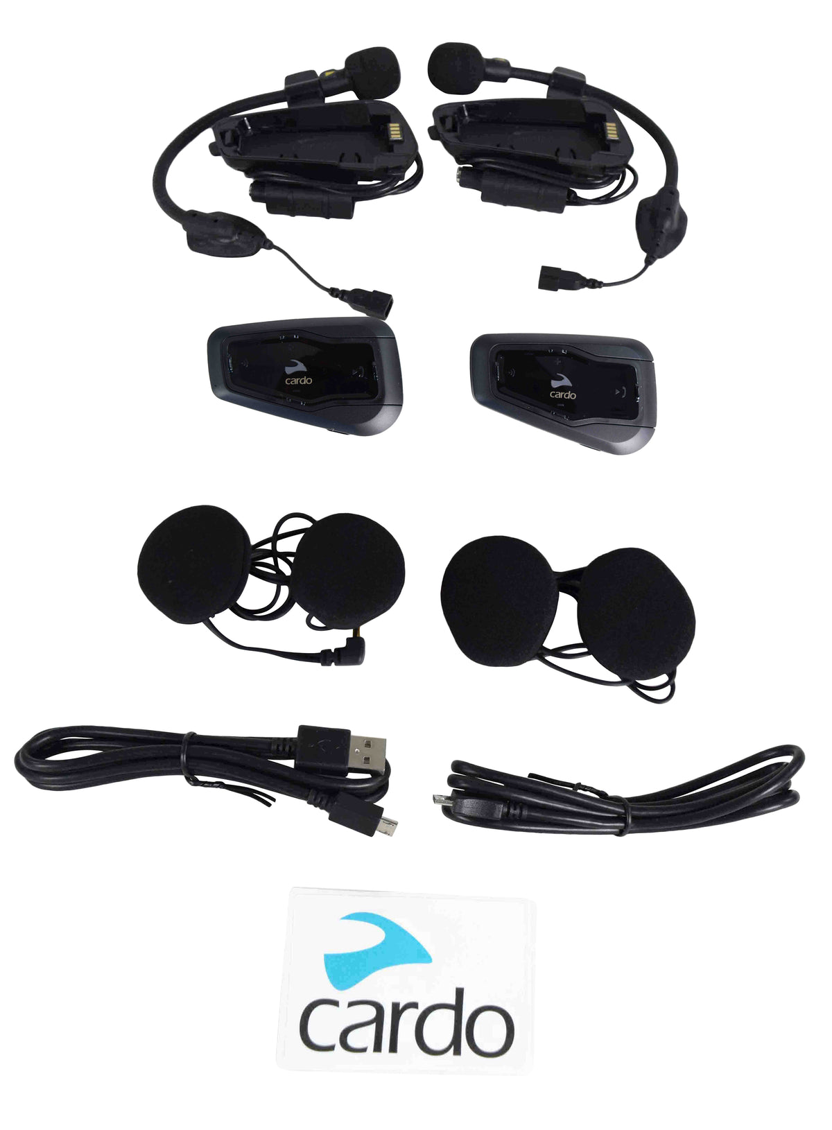 Cardo Scala FREECOM 1 DUO Bluetooth Motorcycle Helmet Communication Headset