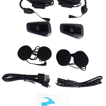 Cardo Scala FREECOM 1 DUO Bluetooth Motorcycle Helmet Communication Headset