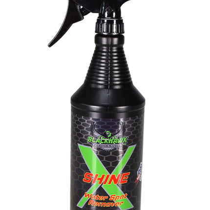 Blackhawk Lubricants Shine X Multi-Surface Cleaner, Water Spot Remover, and UV Protectant