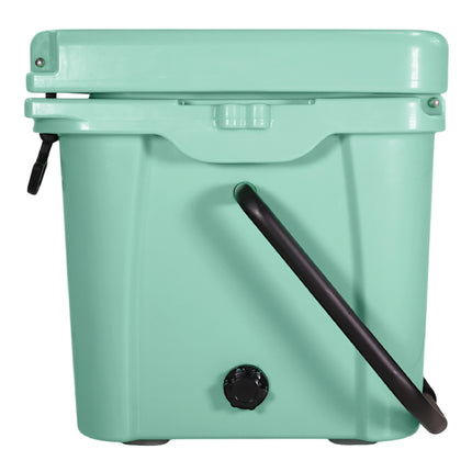 BOB THE COOLER CO 25QT "The Wingman" Leak-Proof Hard Cooler with Heavy Duty Handle & Built In Lid Latching Bottle Openers - Fits 30 12oz Cans for the Beach, Camping, Tailgating, Sports, & More
