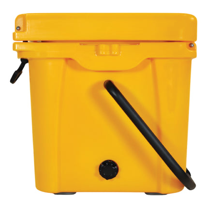 BOB THE COOLER CO 25QT "The Wingman" Leak-Proof Hard Cooler with Heavy Duty Handle & Built In Lid Latching Bottle Openers - Fits 30 12oz Cans for the Beach, Camping, Tailgating, Sports, & More