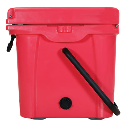BOB THE COOLER CO 25QT "The Wingman" Leak-Proof Hard Cooler with Heavy Duty Handle & Built In Lid Latching Bottle Openers - Fits 35 12oz Cans for the Beach, Camping, Tailgating, Sports, & More