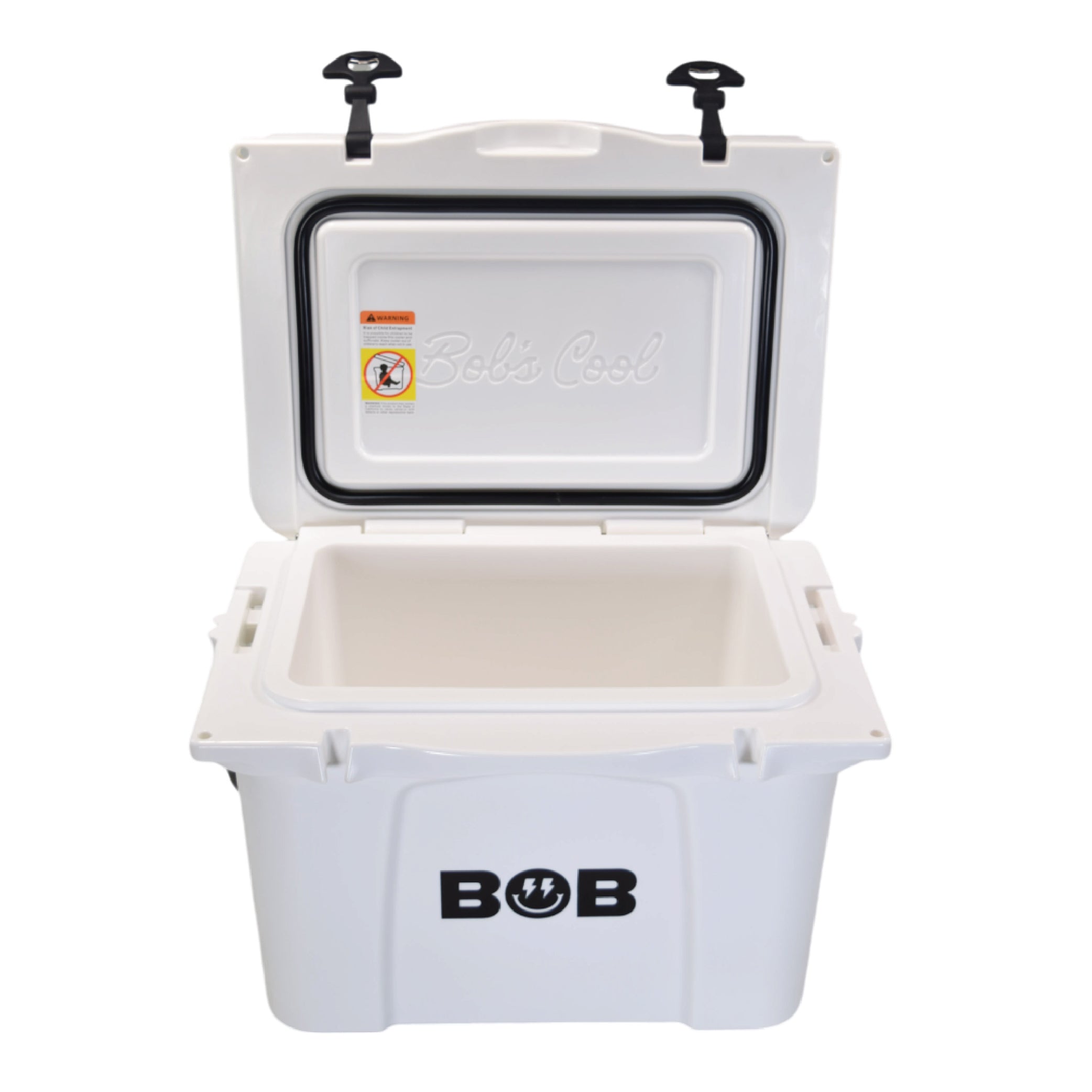 Bob The Cooler - 25QT "Wingman" Hard Cooler - Thick insulated walls/lid.(White)