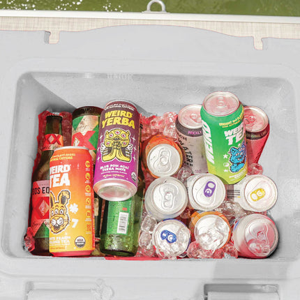 BOB THE COOLER CO 25QT "The Wingman" Leak-Proof Hard Cooler with Heavy Duty Handle & Built In Lid Latching Bottle Openers - Fits 30 12oz Cans for the Beach, Camping, Tailgating, Sports, & More