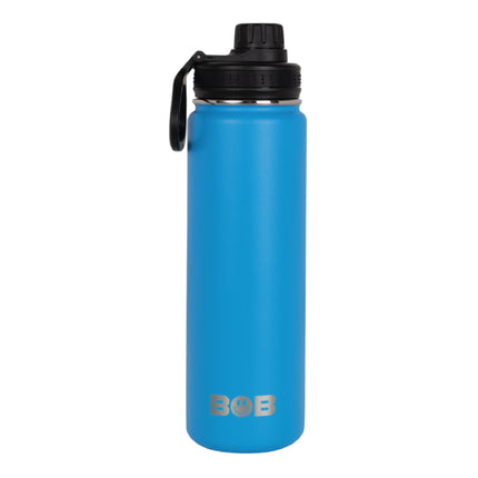 BOB THE COOLER CO - 26oz "The Big Swig" Double Wall Vacuum Insulated Water Bottle with Spout Lid, Made of Stainless Steel, Leak Proof, Great for Sports, Travel, & More