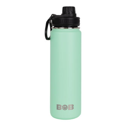 BOB THE COOLER CO - 26oz "The Big Swig" Double Wall Vacuum Insulated Water Bottle with Spout Lid, Made of Stainless Steel, Leak Proof, Great for Sports, Travel, & More