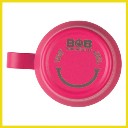 BOB THE COOLER CO - 30oz "The Big Sipper" Heavy Duty Double Wall Vacuum Insulated Tumbler with Straw and Handle, Made of Stainless Steel, Great for Travel, Beach, & More