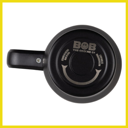 BOB THE COOLER CO - 40oz "Roadie" Heavy Duty Double Wall Vacuum Insulated Tumbler with Straw and Handle, Made of Stainless Steel, Great for Travel, Beach, & More