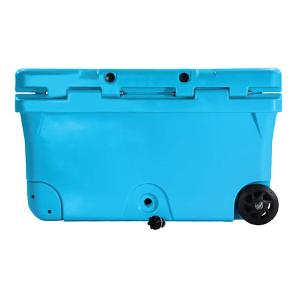 BOB THE COOLER CO 75QT "The BFF" Leak-Proof Hard Cooler with Heavy Duty Handle & Built In Lid Latching Bottle Openers - Fits 117 12oz Cans for the Beach, Camping, Tailgating, Sports, & More
