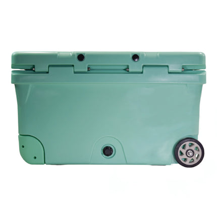 BOB THE COOLER CO 75QT "The BFF" Leak-Proof Hard Cooler with Heavy Duty Handle & Built In Lid Latching Bottle Openers - Fits 117 12oz Cans for the Beach, Camping, Tailgating, Sports, & More