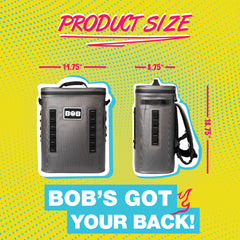 BOB THE COOLER CO - 25L "The BRO" Insulated Backpack Cooler Leak Proof & Great for Picnic, Sports, Beach, & More Fits 30 12oz Cans