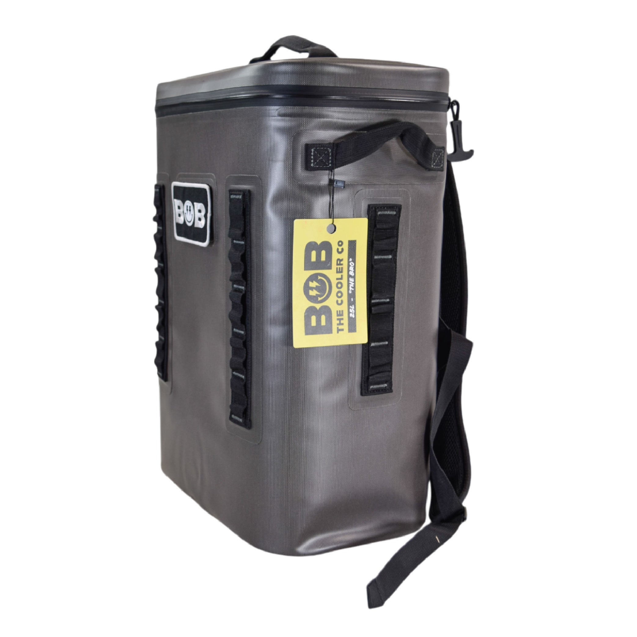 BOB THE COOLER CO - 25L "The BRO" Insulated Backpack Cooler Leak Proof & Great for Picnic, Sports, Beach, & More Fits 30 12oz Cans