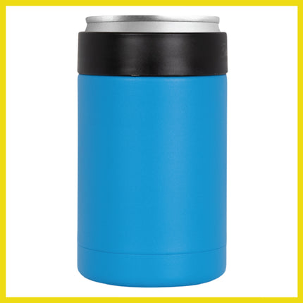 BOB THE COOLER CO - 12oz "Bob's Chillin" Short Double Wall Vacuum Insulated Can Cooler, Stainless Steel Can Cooler for Camping, Beverages, Drink, Beer, Beach & More