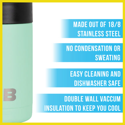 BOB THE COOLER CO - 12oz "Bob's Chillin" Short Double Wall Vacuum Insulated Can Cooler, Stainless Steel Can Cooler for Camping, Beverages, Drink, Beer, Beach & More