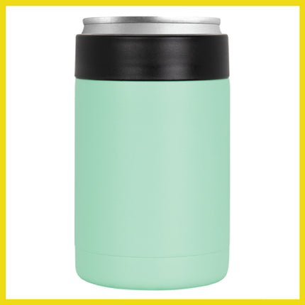 BOB THE COOLER CO - 12oz "Bob's Chillin" Short Double Wall Vacuum Insulated Can Cooler, Stainless Steel Can Cooler for Camping, Beverages, Drink, Beer, Beach & More