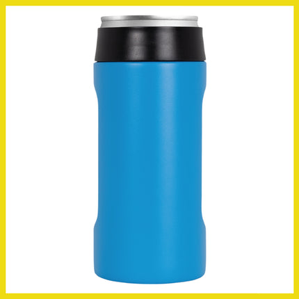 BOB THE COOLER CO - 12oz "Bob's Chillin" Double Wall Vacuum Insulated Slim Can Cooler, Stainless Steel Can Cooler for Camping Beverages, Drink, Beer, Beach & More