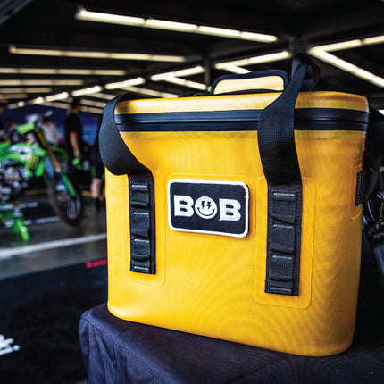 BOB THE COOLER CO - 14L "Sidekick" Portable Leak Proof Hopper Flip Soft Cooler for Lunch, Drink, Beverage, Camping, Travel, Picnic, Beach & More Fits 20 12oz Cans