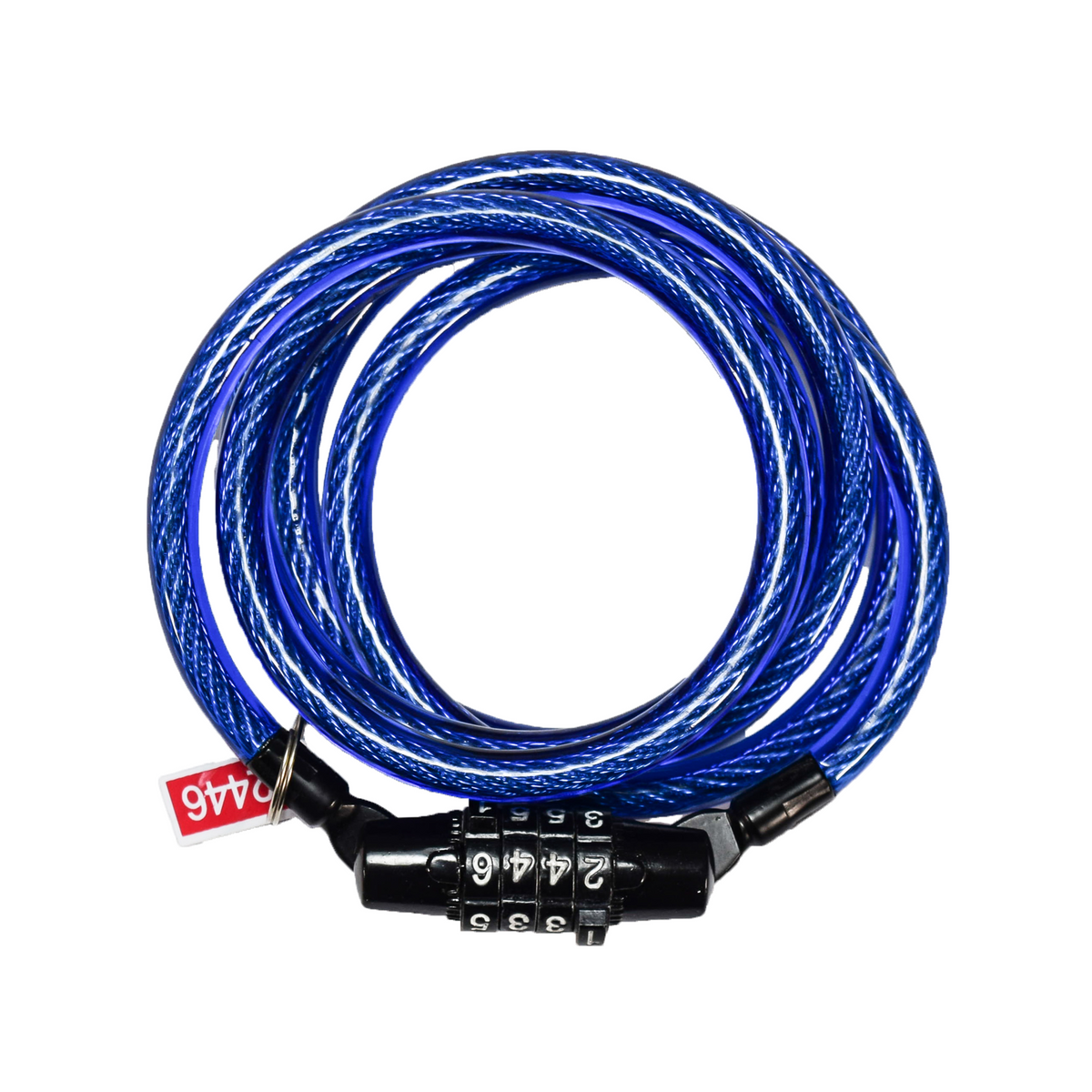 Kryptonite 4' Keeper 712 Combo Cable Blue 004929 Four Foot Cable Length