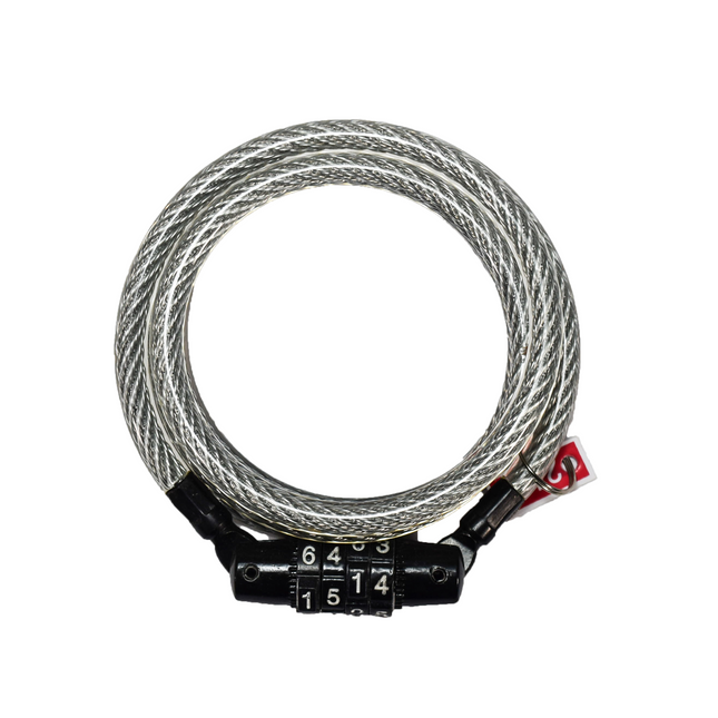 Kryptonite 4' Keeper 712 Combo Cable Silver 004929 Four Foot Cable Length