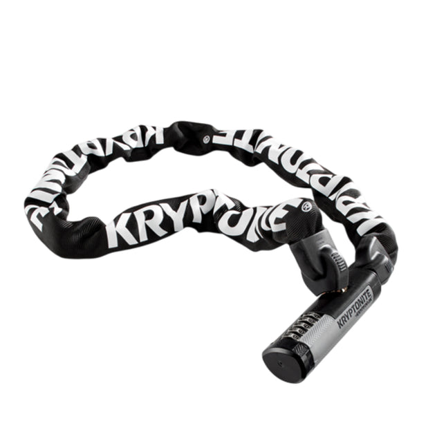 Kryptonite 912 KryptoLok 7.35 Pound Steel Combination Lock Bike Chain - 120 cm Long for Bicycles; E-Bikes; Motorcycles; Scooters (003274)