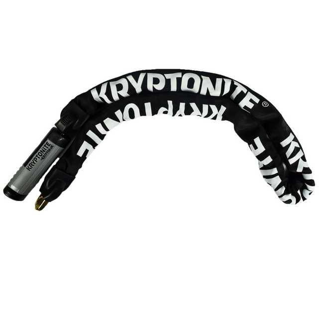 Kryptonite 912 KryptoLok 7.35 Pound Steel Combination Lock Bike Chain - 120 cm Long for Bicycles; E-Bikes; Motorcycles; Scooters (003274)