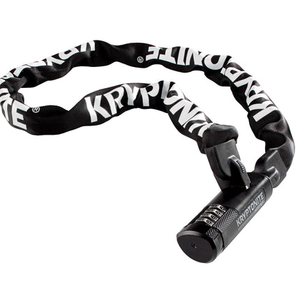 Kryptonite 712 Keeper 4.5 Pound Steel Combination Lock Bike Chain - 120 cm Long for Bicycles; E-Bikes; Motorcycles; Scooters (003298)