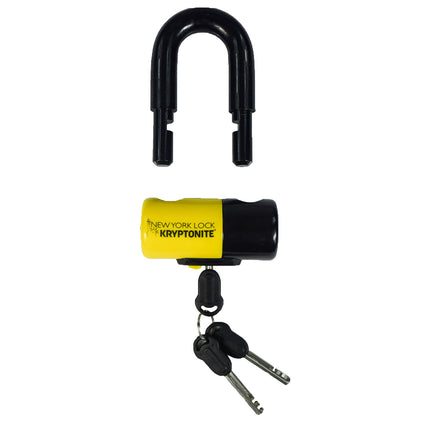 Kryptonite New York 1515 Legend 14.7 Pound Chain & Disc Lock Combo - 4.9 ft Long 15 mm Steel Chain & Disc Lock with Keys for Bicycles; E-Bikes; Motorcycles; Scooters (004752)