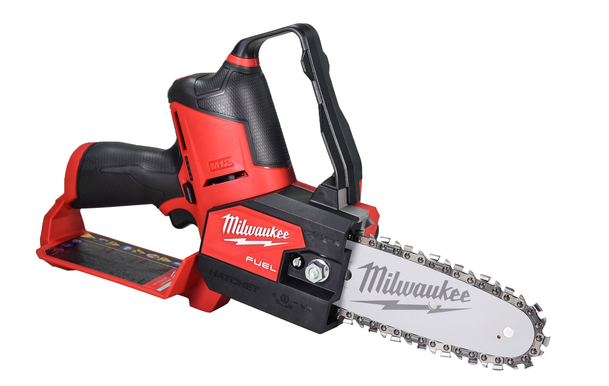 Milwaukee 2527-20 12V Cordless 6″ Pruning Saw – Up to 120 Cuts per Charge, Lightweight under 5 lb, Full House Chain, Auto Oiler, Easy Chain Tensioning, On-Board Storage for Scrench (Tool-Only)