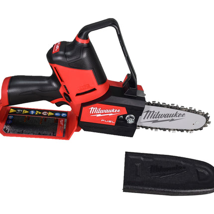 Milwaukee 2527-20 12V Cordless 6″ Pruning Saw – Up to 120 Cuts per Charge, Lightweight under 5 lb, Full House Chain, Auto Oiler, Easy Chain Tensioning, On-Board Storage for Scrench (Tool-Only)