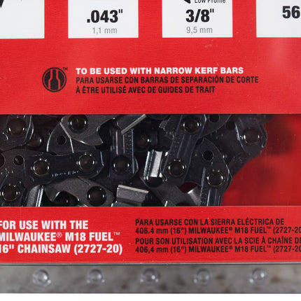 Milwaukee 49-16-2715 16" Heavy Duty Weather Resistant Saw Chain