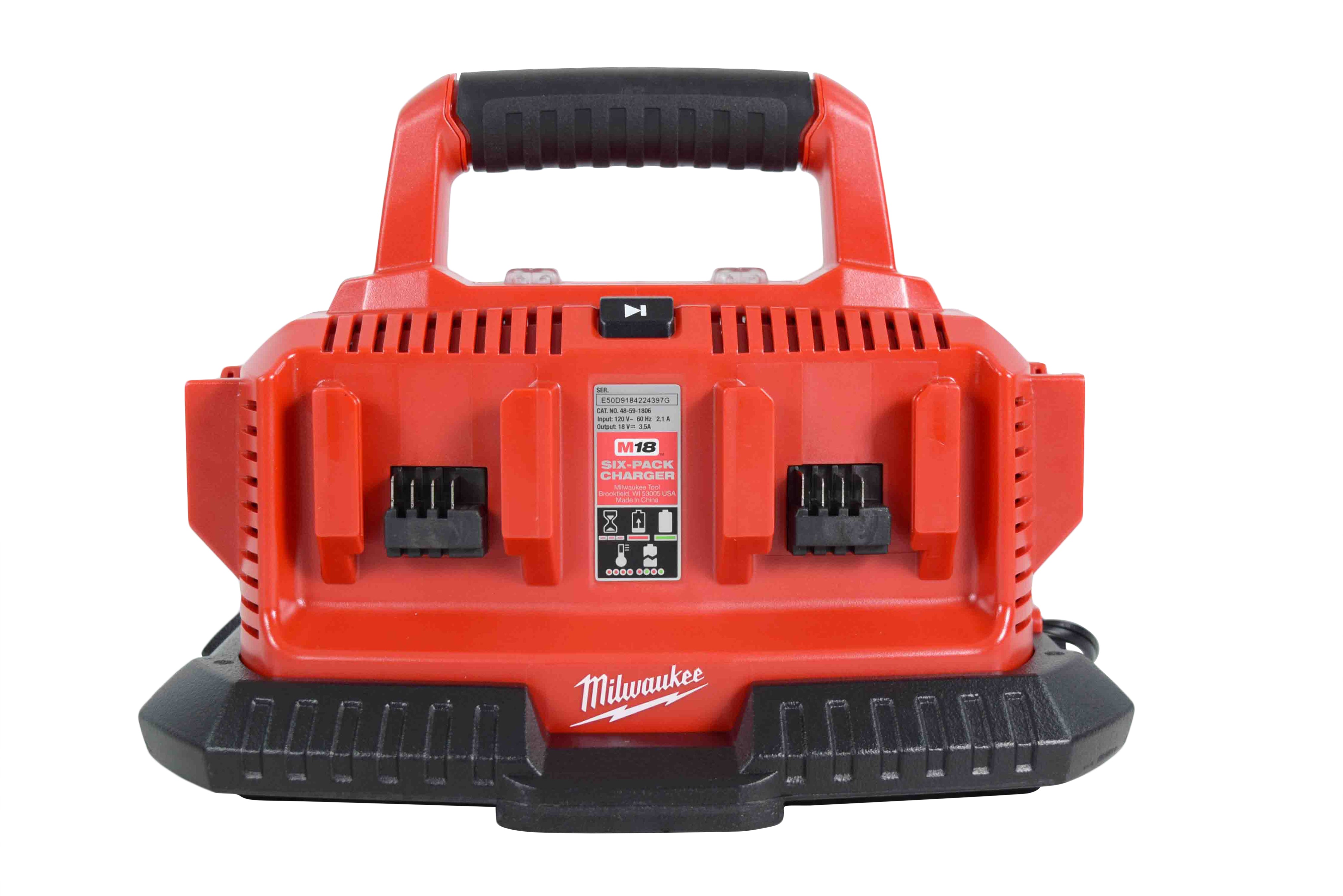 Milwaukee 48-59-1806 M18 Six Pack Sequential Charger