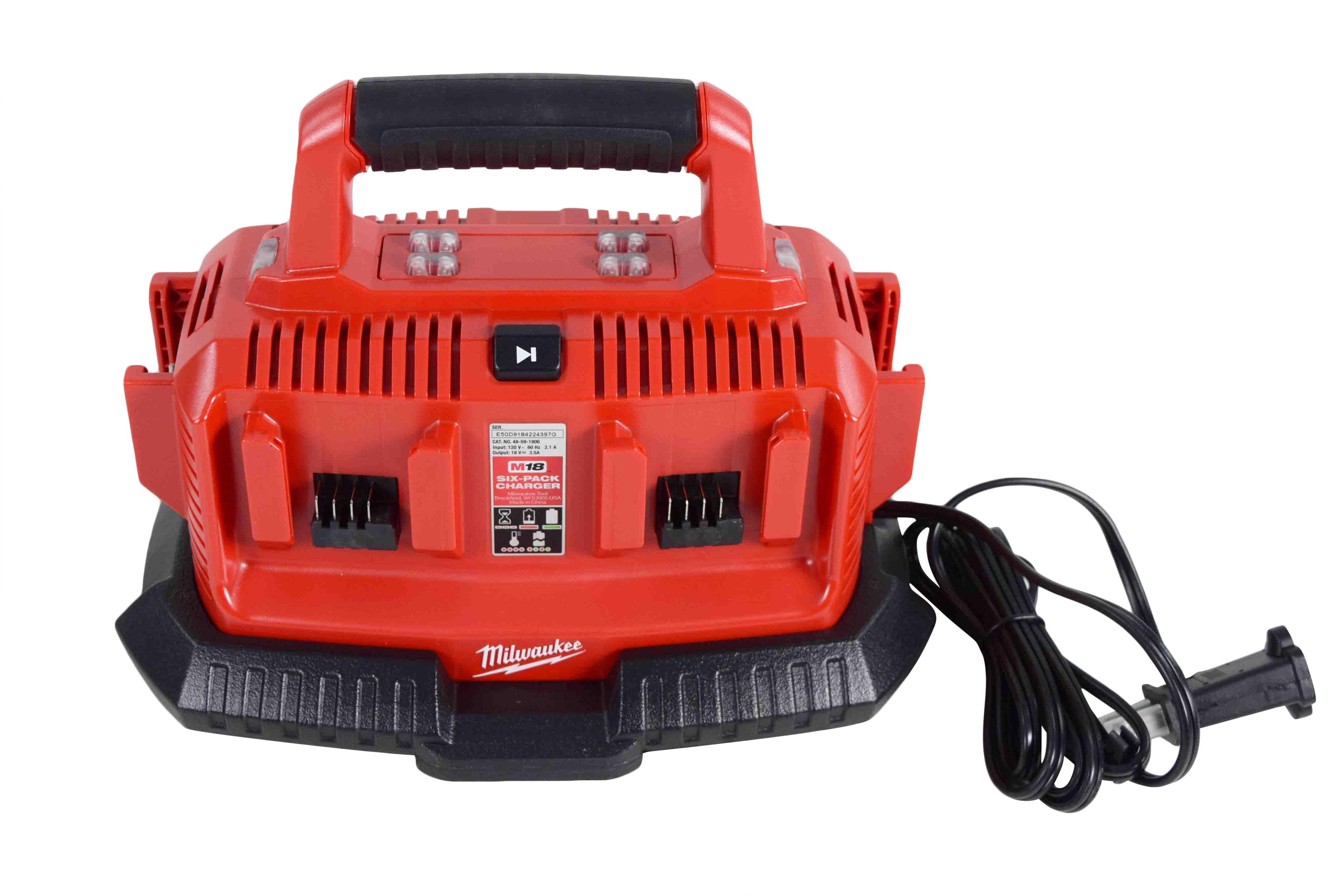 Milwaukee 48-59-1806 M18 Six Pack Sequential Charger