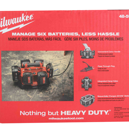 Milwaukee 48-59-1806 M18 Six Pack Sequential Charger