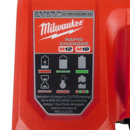 Milwaukee 48-59-1808 M18/M12 Lithium-Ion Battery Rapid Charger