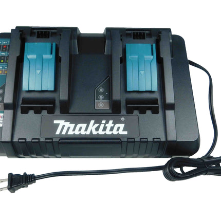 Makita DC18RD 18V Lithium-Ion Dual Port Rapid Optimum Charger with USB Port