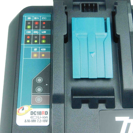 Makita DC18RD 18V Lithium-Ion Dual Port Rapid Optimum Charger with USB Port