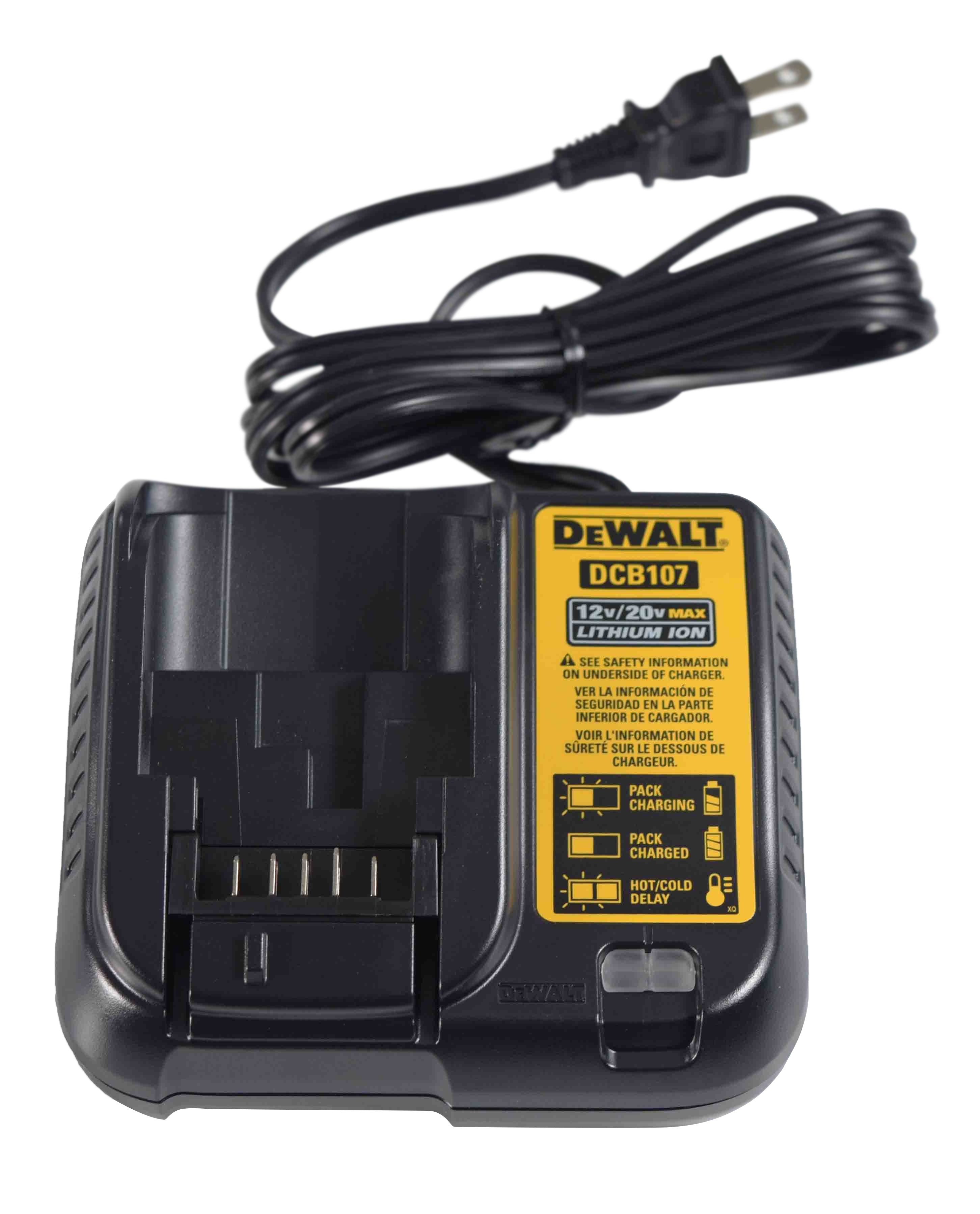 Dewalt DCB107-NBX 12-20-Volts Max Lithium-Ion Multi Battery Charger