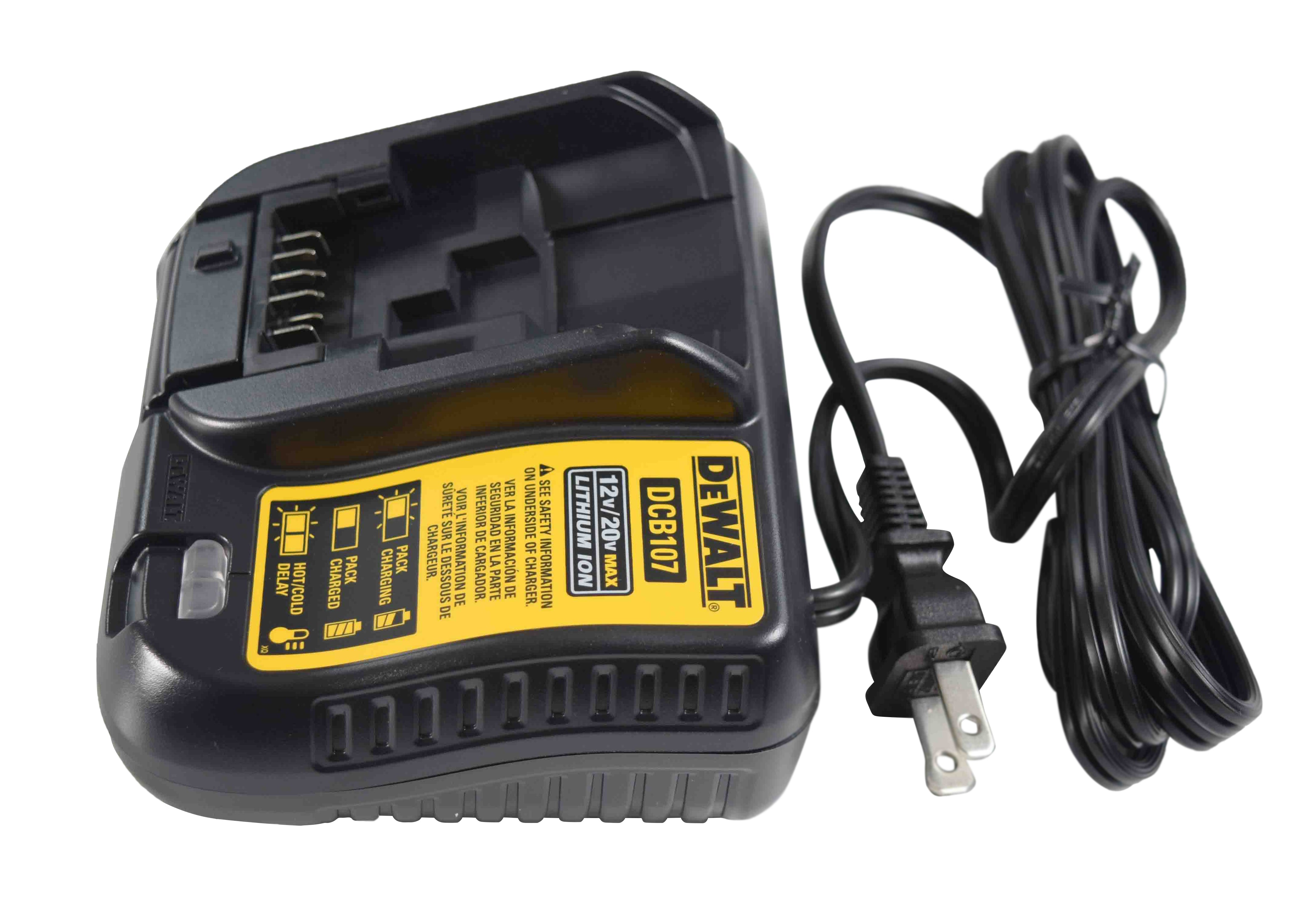 Dewalt DCB107-NBX 12-20-Volts Max Lithium-Ion Multi Battery Charger