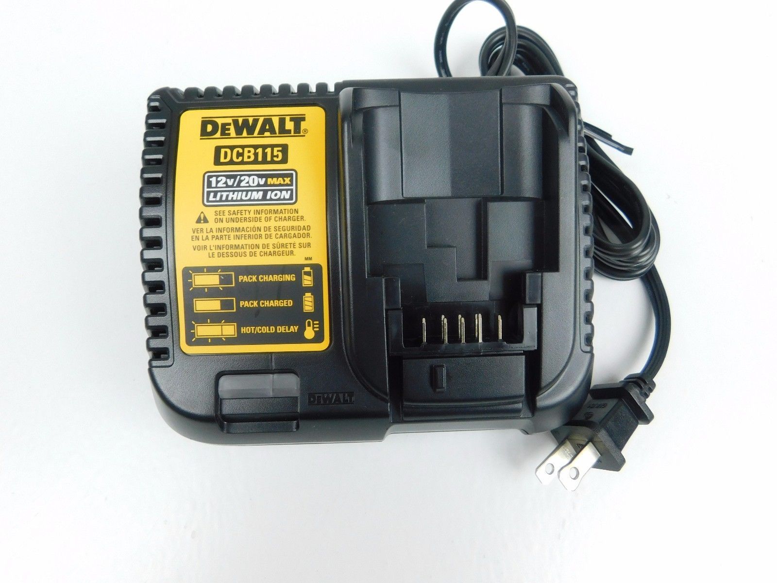 Dewalt DCB107-NBX 12-20-Volts Max Lithium-Ion Multi Battery Charger 