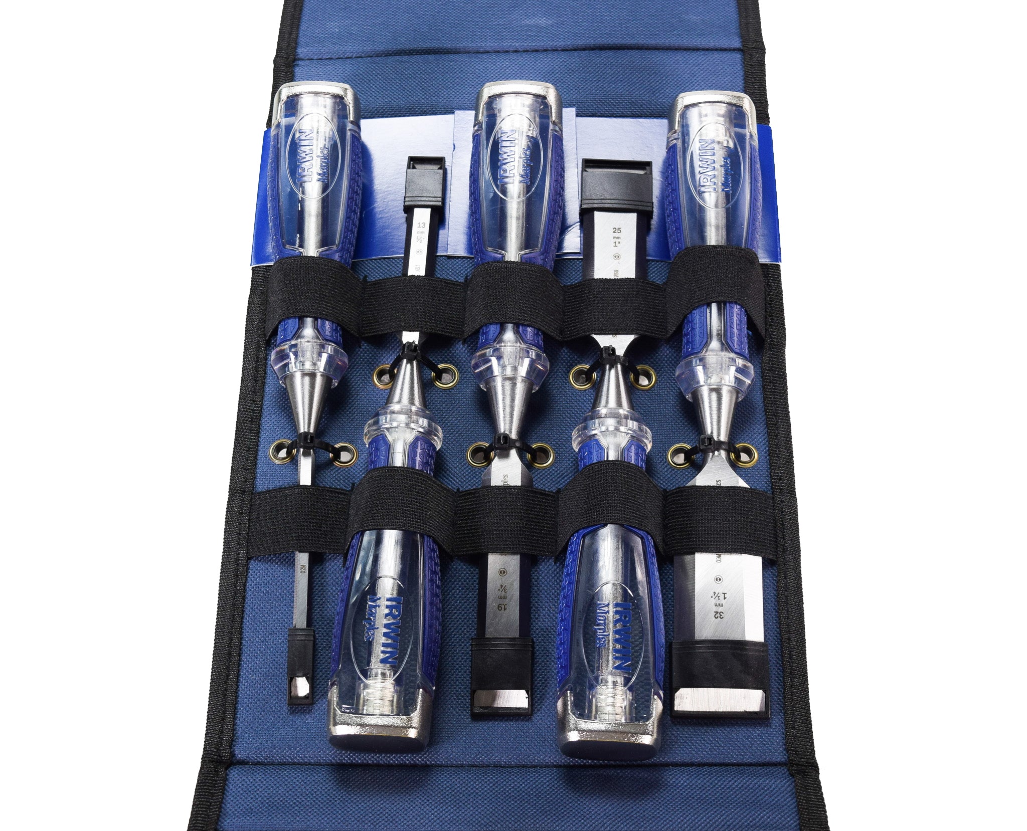 IRWIN 1819363 Marples Chisel Set with Wallet, High-Impact, 5-Piece