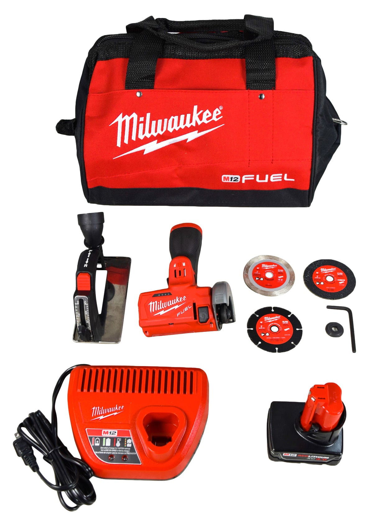Milwaukee 2522-21XC M12 FUEL Brushless Cordless 3 in. Compact Cut Off Tool