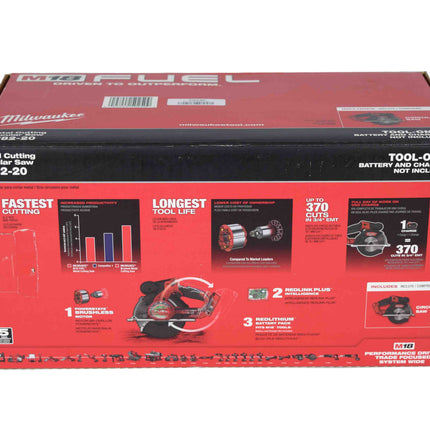 Milwaukee 2782-20 M18 Fuel 18v Brushless Lithium-ion 5-3/8inchcordless Metal Saw