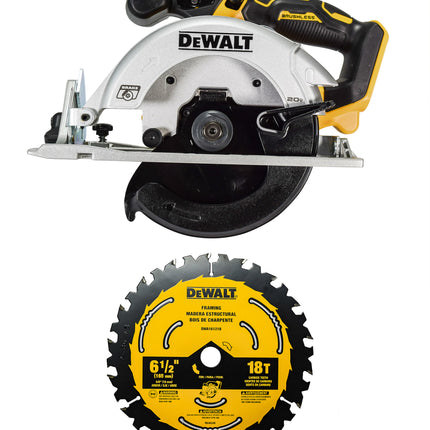Dewalt DCS565B 20-Volt MAX Cordless Brushless 6-1/2 in. Circular Saw (Tool-Only)