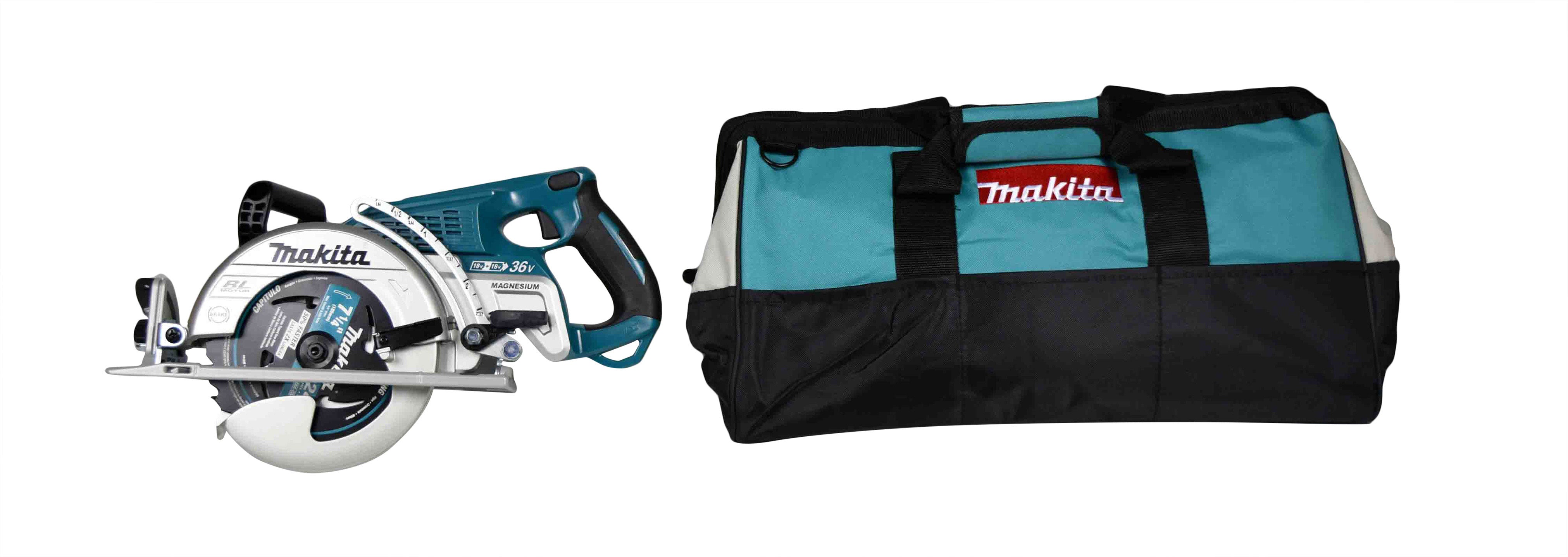 Makita XSR01PT 18V LXT 36V Brushless Rear Handle 7-1/4 Circular Saw 5.0 Kit