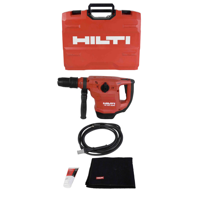 Hilti 120-Volt SDS Max TE 50-AVR Corded Rotary Hammer Drill Kit with Pointed Chisel, Drill Bit and Power Cord